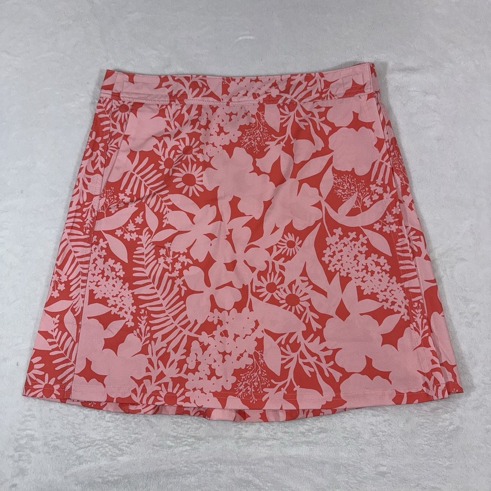 NWT RipSkirt Hawaii Wrap Skirt Womens M Coral Floral Shadow Garden Beach Cover